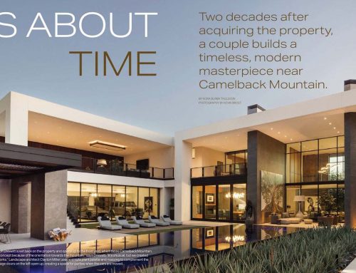 Courtyard Reflection Featured in Phoenix Home & Garden